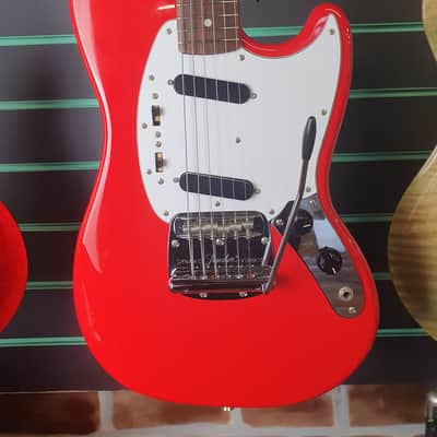 Fender Mustang MG69/MH Candy Apple Red 2012 Electric Guitar image 3