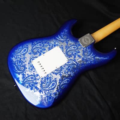 *NEW IN BOX* Fender MIJ Limited Stratocaster 2025 – Rare Indigo Paisley, Flagship Tokyo Exclusive Color image 10
