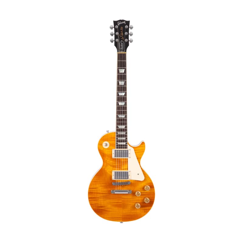 2015 Gibson Les Paul Standard Electric Guitar, Trans Amber Cherry Back Candy, 15006XXXX image 1