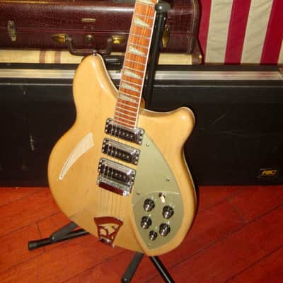 1996 Rickenbacker  Model 370 Mapleglo w/ Original Case and Papers image 2