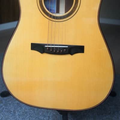 Darren Hippner #17 Ltd Dreadnought/ Bluegrass-Adirondack Spruce top/ Tasmania Jarrah image 9