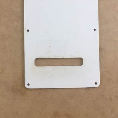 Fender Squier Vintage Relic White Guitar Bridge Tremolo Back Plate Cover Modern Strat image 6
