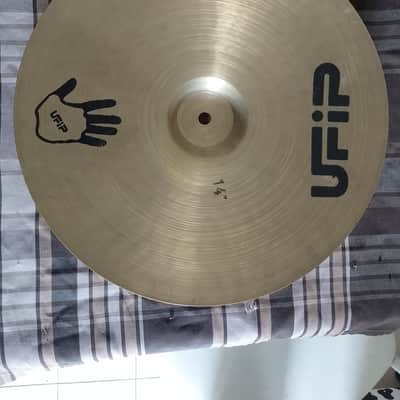Ufip 14" Hand Cymbal - Rare image 3