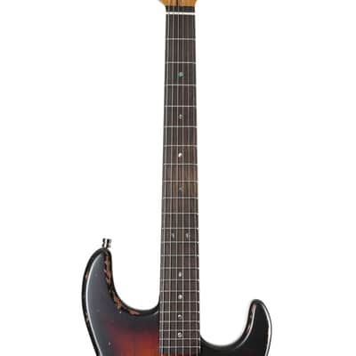 Fame Custom ST RW Worn Sunburst - Electric Guitar imagen 10