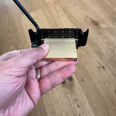 Floyd Rose Original  Black Made in Germany with 34mm Brass Block R3 nut image 9