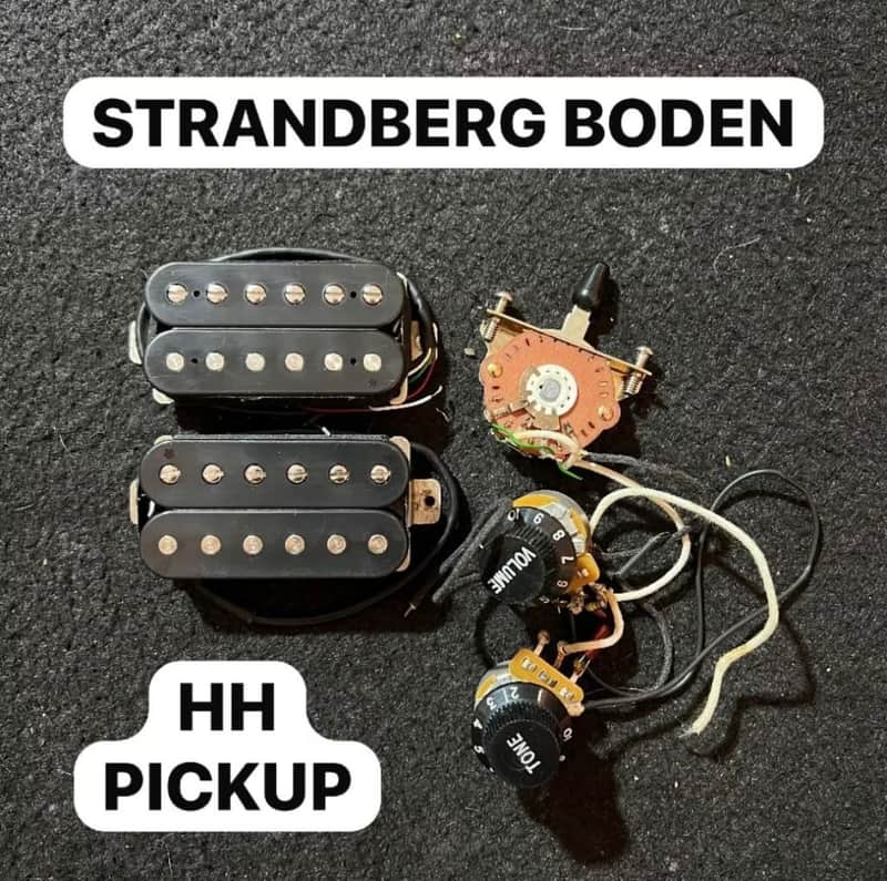 Strandberg Boden Guitars Pickups HH with 5 way switch - Black image 1