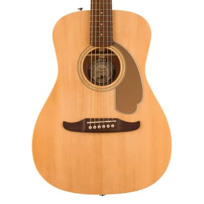 Used Fender Malibu Player A/E Guitar - Natural w/ Walnut FB image 1