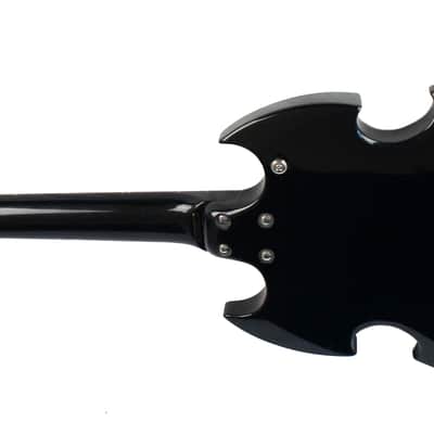 Silvertone PSAP1 Apocalypse KISS Paul Stanley Signature Electric Guitar in Liquid Sparkle Black image 7