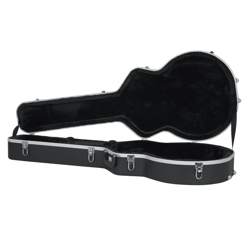 Gator Cases Deluxe ABS Molded Case for Semi Hollow Guitar, Black image 1