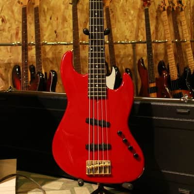 MOON JJ-5 Ash Jazz Bass PGM Transparent Red image 1