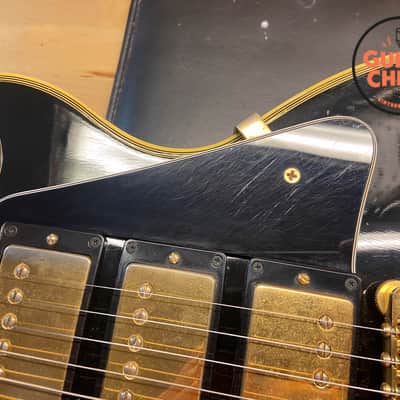 1992 Gibson Pre-Historic ’57 Les Paul Custom 3-Pickup Custom Shop Black Beauty w/ Chainsaw Case image 16