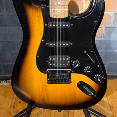 Squier Stratocaster HSS 2-Color Sunburst New Strings Set Up & Bag image 5