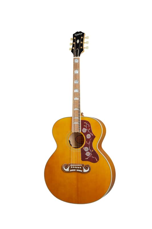 Epiphone Inspired by Gibson J-200 - Aged Antique Natural Gloss image 1