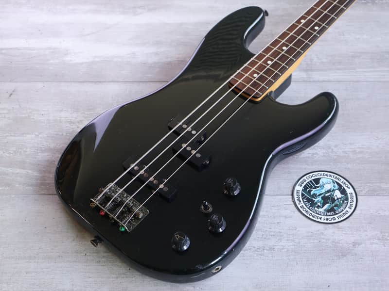 1986 Fender Japan "Jazz Bass Special" Duff McKagen Bass (Black)