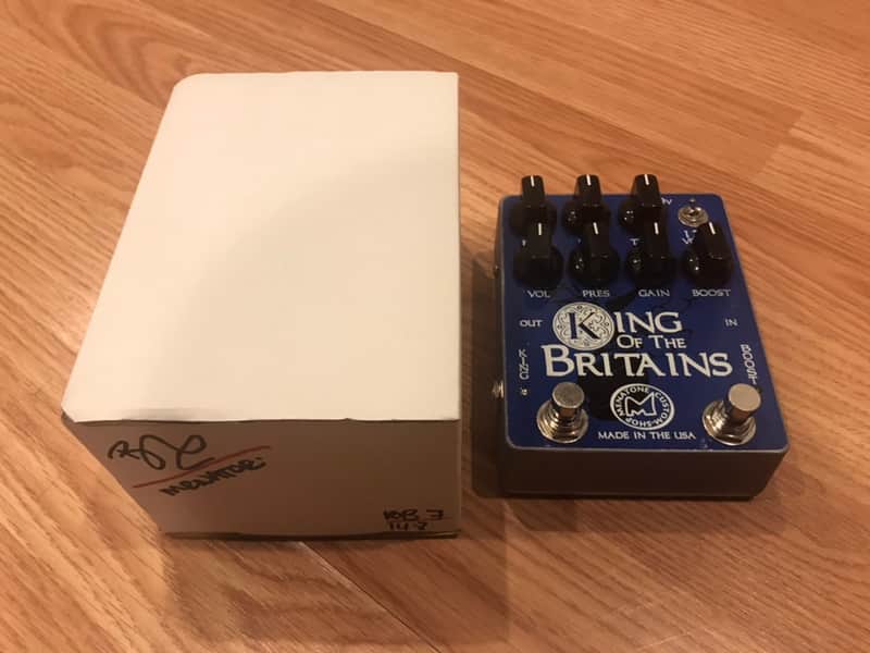 Menatone Custom Shop King of the Britains overdrive pedal 7 knob version image 1