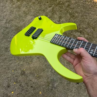 Kiesel Kiesel Kyber Left handed Black Limba. Royal ebony acid green lh lefty 2026 image 19
