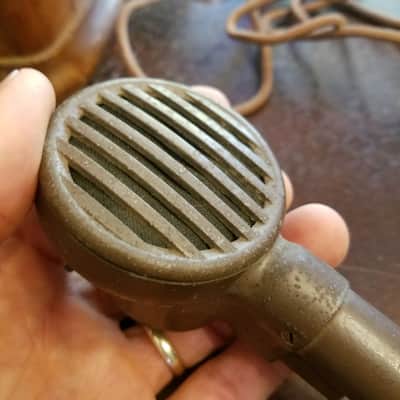 Silvertone 5731 Portable Record Cutting Lathe 78 RPM 6V6 Amp Recorder Radio PA 109.359 Bad Crystal mic 1940 - Stained Wood image 13