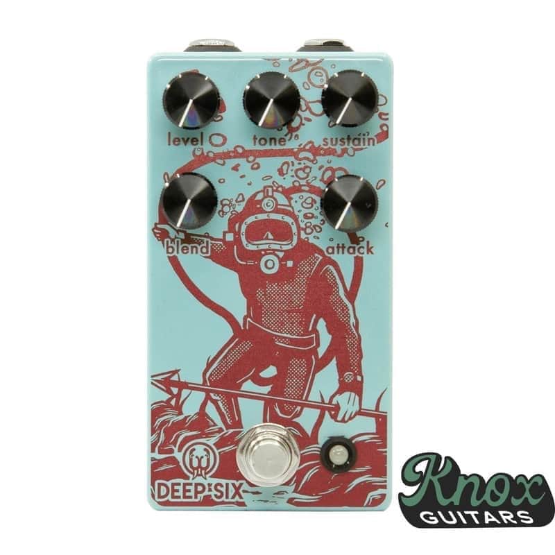 NEW Walrus Audio Deep Six Compressor V3 2018 - 2021 - Blue / Red Diver image 1