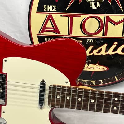 Fender American Standard Telecaster Tele Crimson Red Electric Guitar - Pickups have been Replaced with Seymour Duncan APTL-1/APTR-1 image 3