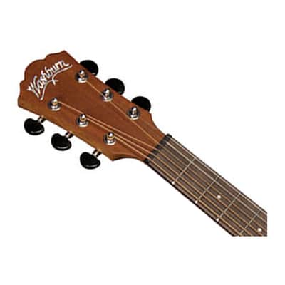 Washburn AGM5K Apprentice Series G-Mini Acoustic Guitar - Natural image 4