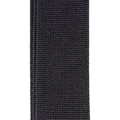 Reunion Blues Merino Wool 2" Wide Guitar Strap, Black (RBS-29), Length = 42"-60" image 6
