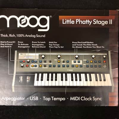 Moog Little Phatty Stage II Product Display Sign