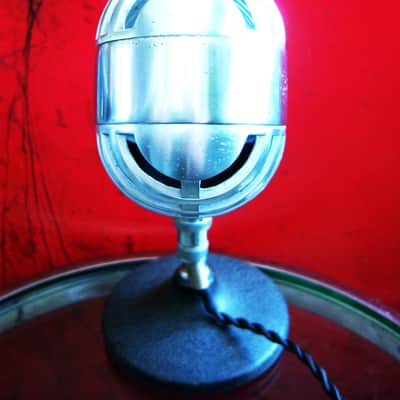 Vintage 1940's Electro-Voice 726 LED lamp mod Cardine I Cardioid Dynamic Microphone Display works 725 730 731 image 12