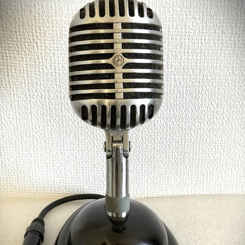 Vintage 1940s Shure 55 'Fatboy' Dynamic Microphone, works | Reverb