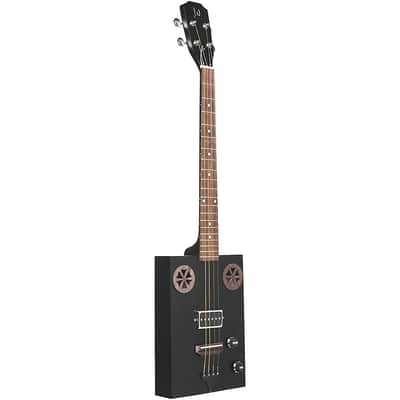 JN Guitars Series 4 String Acoustic-Electric Guitar, Right, Cask Coal, Full HOGSCOAL image 1