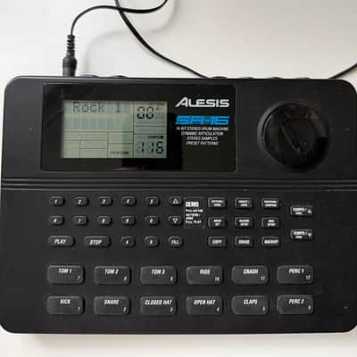 Alesis SR-16 Drum Machine 2010s - Black