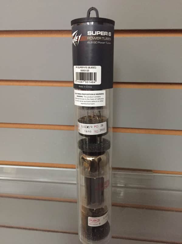 Peavey 53120 Super 6 6L6GC/STR-387 Power Tubes (2-Pack) image 1