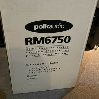 Polk Audio RM6750 5.1 Home Theatre Speaker Sound System Excellent Condition Used image 3