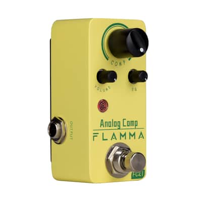 Flamma FC21 Compress Pedal with Smooth Attack and Decay True Bypass,price include the import duty for US buyer image 3