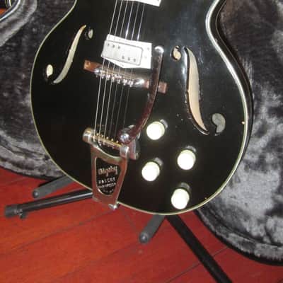 ~1965 Silvertone  Model 1446 Chris Isaaks Black image 1