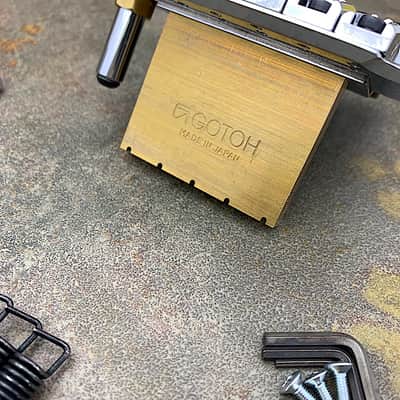 Gotoh Floyd Rose Locking Tremolo Set, Chrome – GE1996T + Free 33mm OEM Block image 3