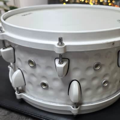 VINNIE PAUL'S PROTOTYPE Golf Ball Snare Drum Hammered Steel DDrum Custom Pantera Drummer Artist Owned Vinnie Paul Home Recording Studio Memorabilia Dime Dimebag Darrell image 3