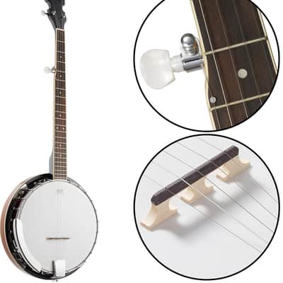 5-String Banjo - Full Size w/ Closed Back, Mahogany Resonator, Geared 5th Tuner image 2