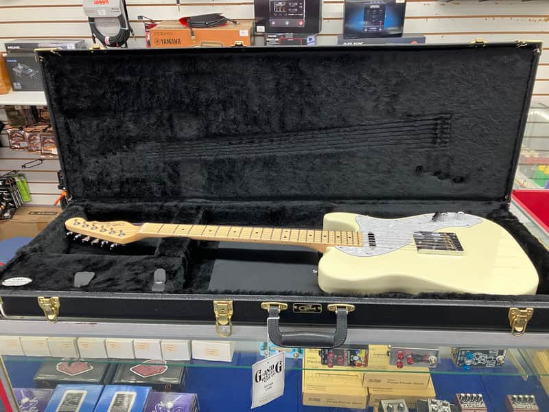G&L ASAT Classic Thinline BTO semi-hollow 2025 Vintage White with hard case image 1