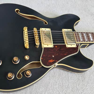 Ibanez AS73G-BKF Artcore 2017 - Present - Black Flat image 2