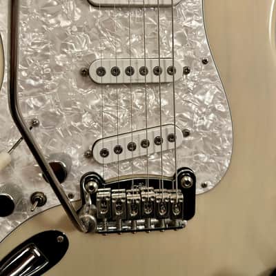 2008 G&L USA S-500 Left-Handed Blonde Ash Body with Maple Neck/Fretboard Build-To-Order image 4