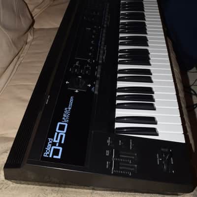 Roland D-50 61-Key Linear Synthesizer 1987 - 1992 - Black image 4