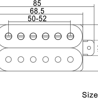 5 Electric Guitar Pickup Humbucker Double Coil Pickup Alnico V Guitar parts (Red) image 2