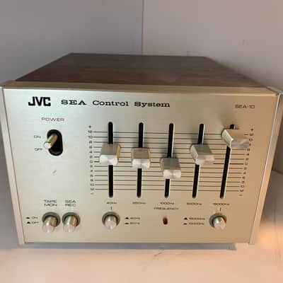 1978 JVC SEA-10 silver face vintage stereo equalizer image 1