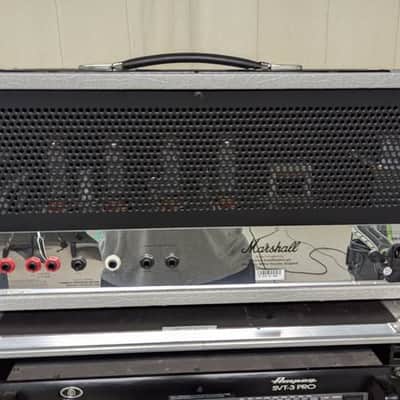 Marshall Silver Jubilee 2555X Reissue 2-Channel 100-Watt Guitar Amp Head 2016 Silver (With Cover) image 2