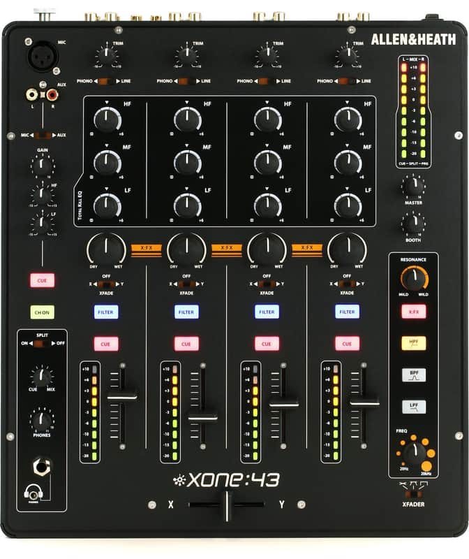 Allen & Heath Xone:43 4-channel DJ Mixer image 1
