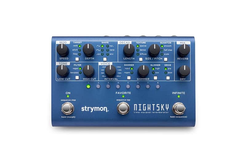 Strymon NightSky Time Warped Reverberator Pedal image 1