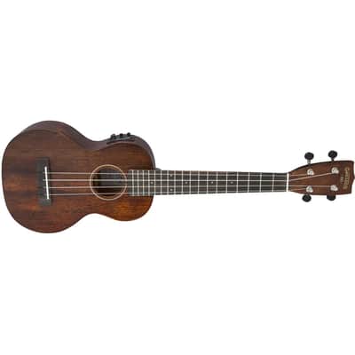 Gretsch G9110-L A.E. Concert Long-Neck Ukulele with Gig Bag, Vintage Mahogany Stain image 5