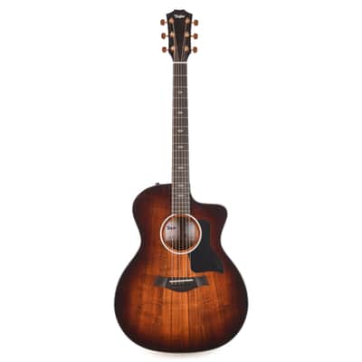 Taylor 224ce-K DLX Grand Auditorium Hawaiian Koa Shaded Edgburst ES2 (Serial #2211275459) image 4