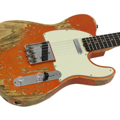 Fender Custom Shop Ltd 63 Telecaster Super Heavy Relic Candy Tangerine 2019 image 1