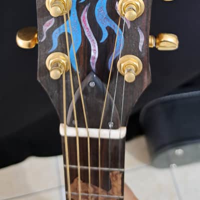 Blueberry Archtop Acoustic Guitar Grand Concert Built to Order in 90 Days image 11